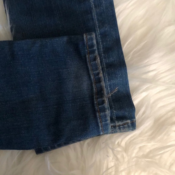 Hudson mid rise distressed skinny jeans sz 25 screen worn! Host pick x4! - Picture 7 of 9